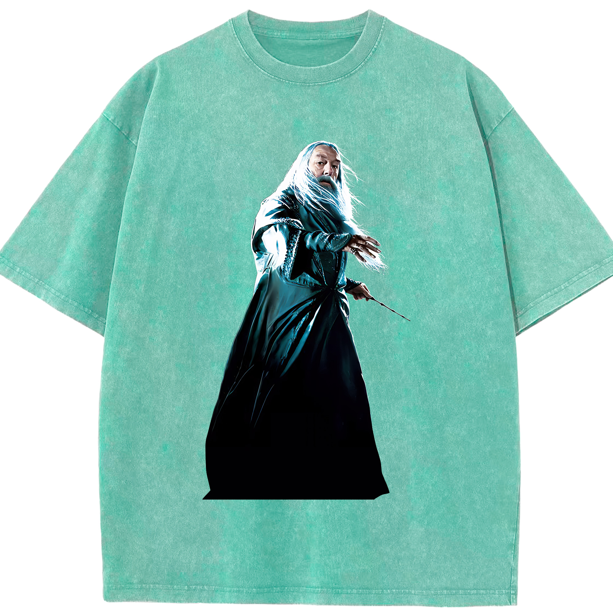 （画像用） Harry Potter ハリー・ポッターシリーズ 綿100% ヴィンテージ風 半袖Tシャツ（フロントプリント）